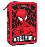 SpiderMan Gefülltes Mäppchen Webbed Wonder - 21 x 15 x 5 cm - 31-tlg. -Polyester