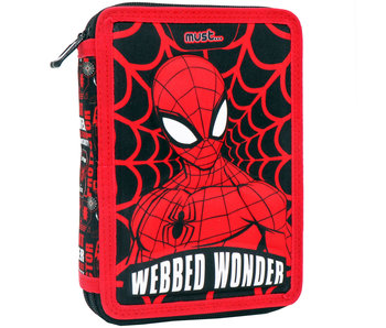 SpiderMan Gefülltes Federmäppchen Webbed Wonder 21 x 15 cm - 31-tlg.