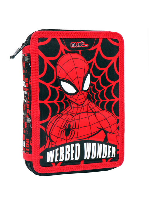SpiderMan Filled Pencil Case Webbed Wonder 21 x 15 cm - 31 pcs.
