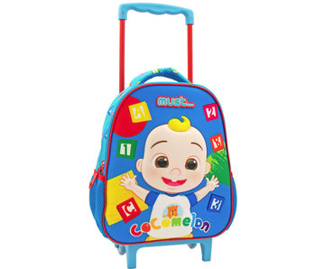 Cocomelon Backpack Trolley - 31 x 27 x 10 cm - Polyester