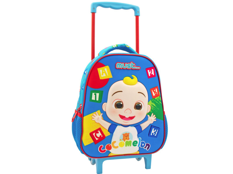 Cocomelon Backpack Trolley - 31 x 27 x 10 cm - Polyester