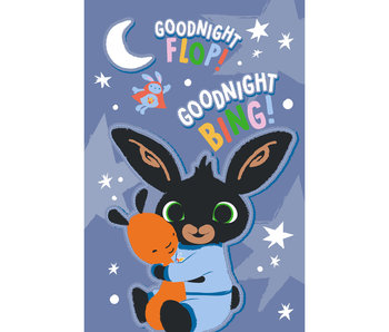 Bing Bunny Fleece blanket Goodnight 100 X 150 cm Polyester