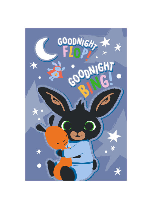 Bing Bunny Fleecedecke Goodnight 100 x 150 cm Polyester