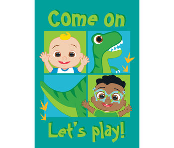 Cocomelon Fleece blanket Let's Play 100 X 150 cm Polyester