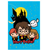 Harry Potter Fleece Blanket, Hogwarts - 100 x 150 cm - Polyester