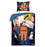 Naruto Housse de couette, Konoha - Seul - 140 x 200 + 65 x 65 cm - Coton