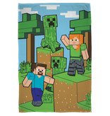 Minecraft Couverture Polaire, Creeper - 100 x 150 cm - Polyester