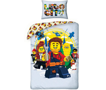 Lego Housse de couette City 140 x 200 cm Coton