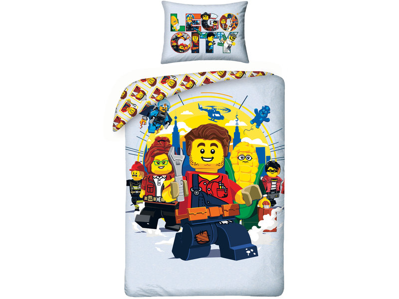 Lego Housse de couette City - Seul - 140 x 200 cm - Coton
