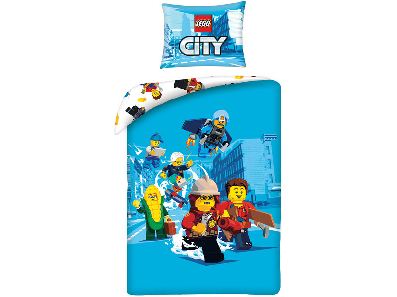 Lego City Duvet Cover, Adventures - Single - 140 x 200 cm - Cotton