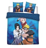 Naruto Housse de couette, Jutsu - Lits Jumeaux - 240 x 220 cm + (2) 65 x 65 cm - Coton