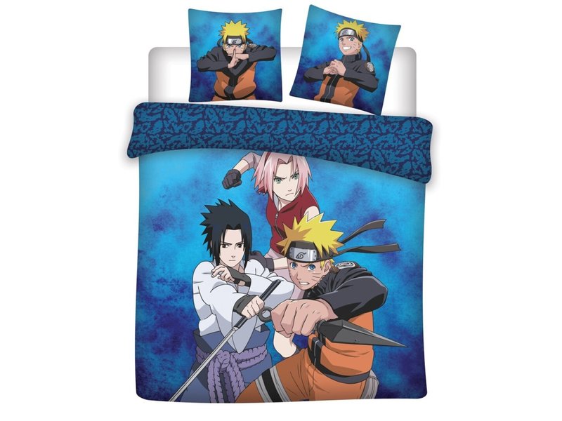 Naruto Duvet cover, Jutsu -Lits Jumeaux - 240 x 220 cm + (2) 65 x 65 cm - Cotton