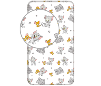 Tom and Jerry Drap housse Young 90 x 200 cm Coton