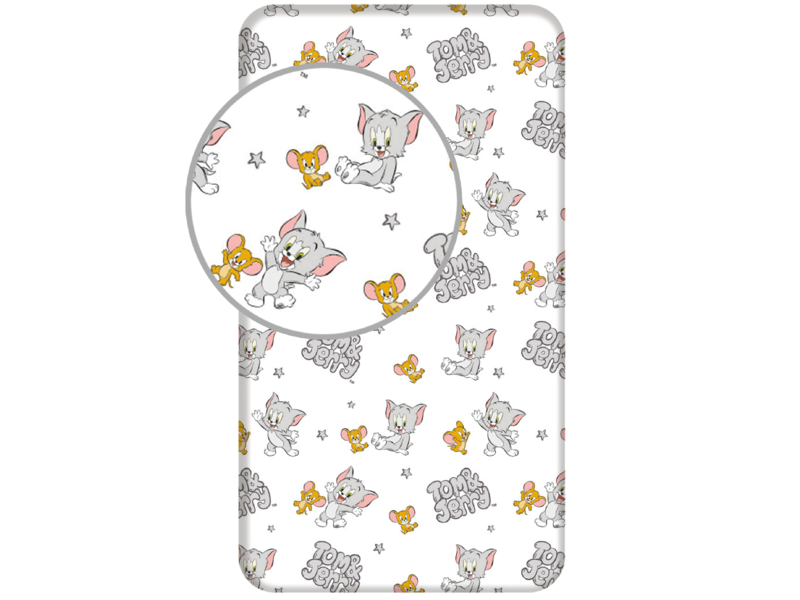 Tom and Jerry Drap housse Young - Seul - 90 x 200 cm - Coton