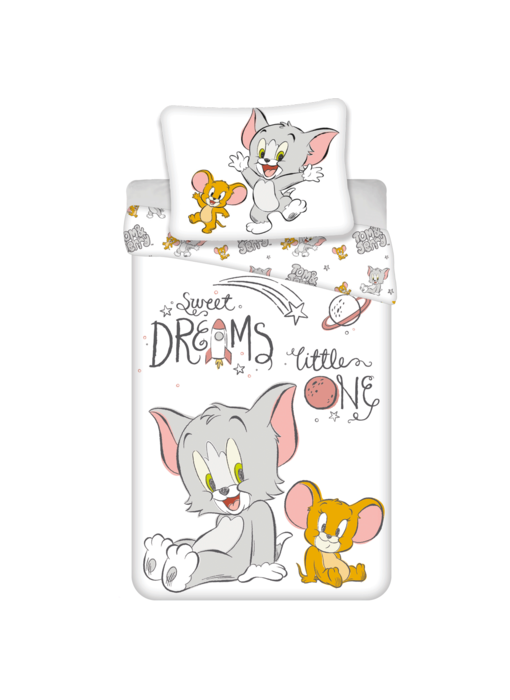 Tom and Jerry BABY Bettbezug - 135 x 100 cm - Baumwolle