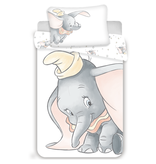 Disney Dumbo BABY Dekbedovertrek - 135 x 100 + 40 x 60 cm - Katoen