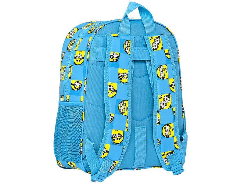 Minions Backpack, Minionstatic - 38 x 32 x 12 cm - Polyester