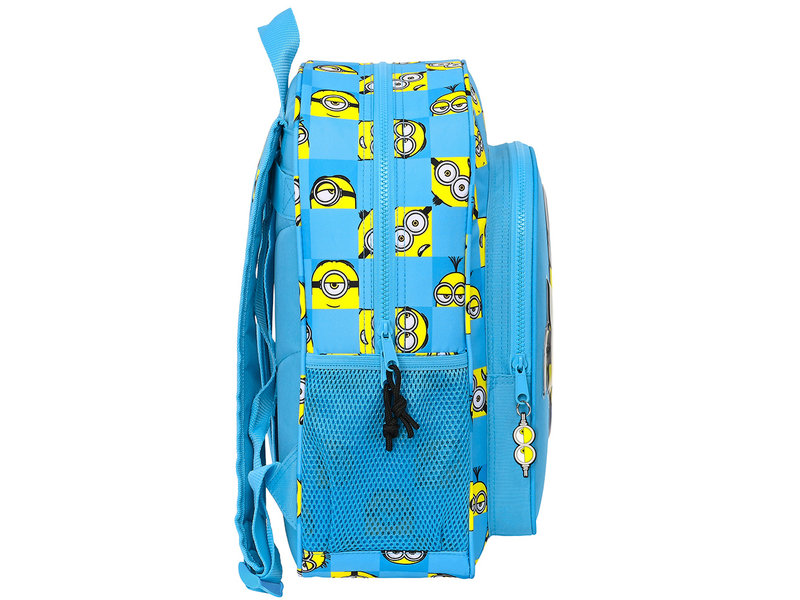 Minions Backpack, Minionstatic - 38 x 32 x 12 cm - Polyester