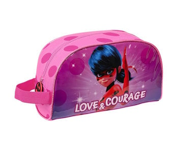 Miraculous Beautycase Love and Courage - 26 x 16 x 9 cm - Polyester