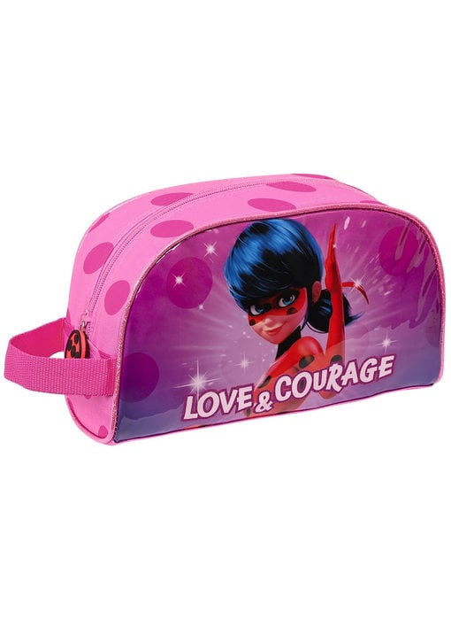 Miraculous Beautycase Love and Courage - 26 x 16 x 9 cm - Polyester