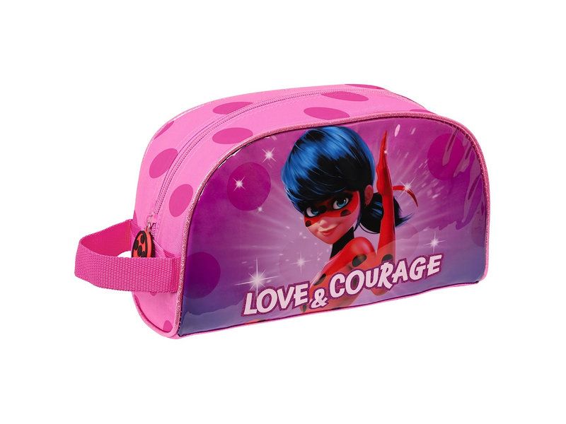 Miraculous  Beauty Case, Love and Courage - 26 x 16 x 9 cm - Polyester