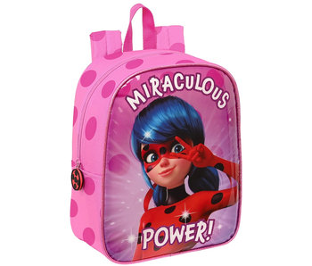 Miraculous Toddler backpack Power 27 x 22 cm Polyester