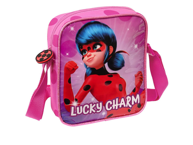 Miraculous Mini Shoulder Bag, Lucky Charm - 18 x 16 x 4 cm - Polyester
