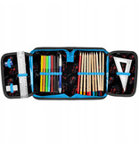 Spider-Man Filled Pencil Case, Amazing - 19.5 x 13 cm - 22 pcs. - Polyester