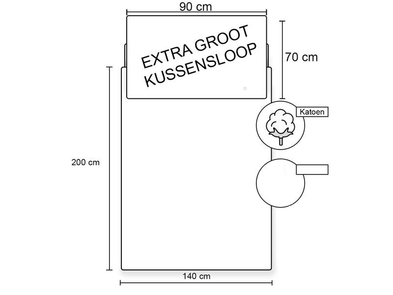 Lego Friends Bettbezug Good Vibes - Einzelbett - 140 x 200 cm - Baumwolle