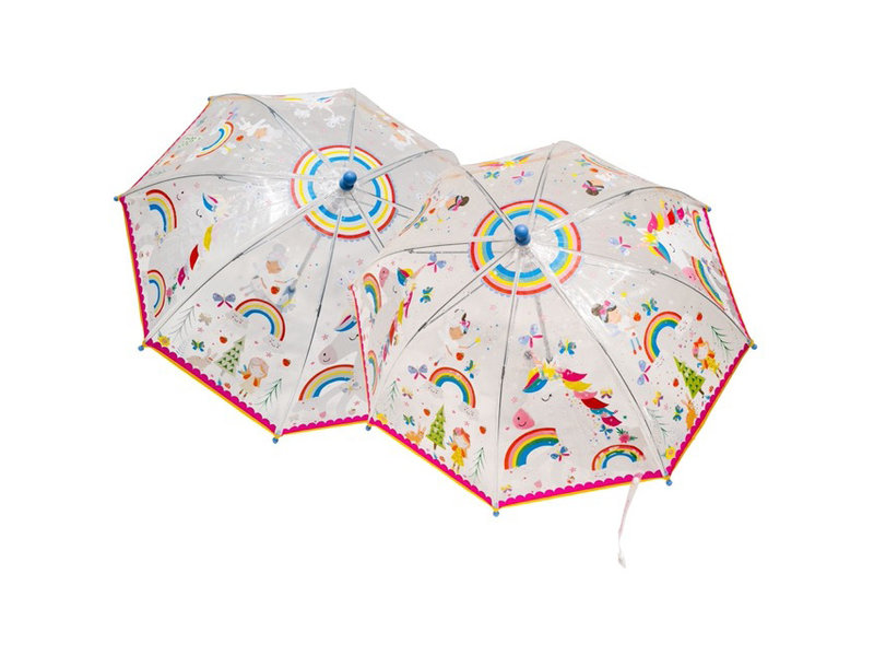 Floss & Rock Regenschirm Regenbogen - 66 cm x Ø 60 cm - Ändert die Farbe