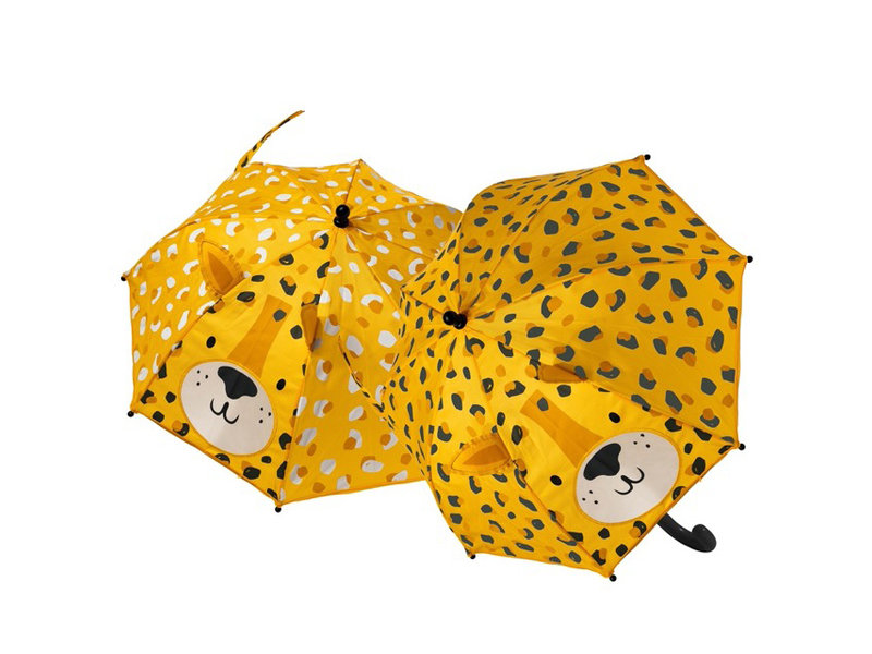 Floss & Rock Regenschirm Leopard - 54 cm x Ø 56 cm - Ändert die Farbe