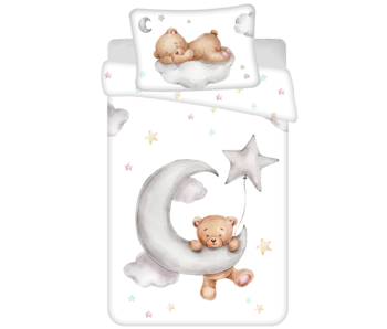 Animal Pictures Housse de couette bébé Ours 135 x 100 cm Coton