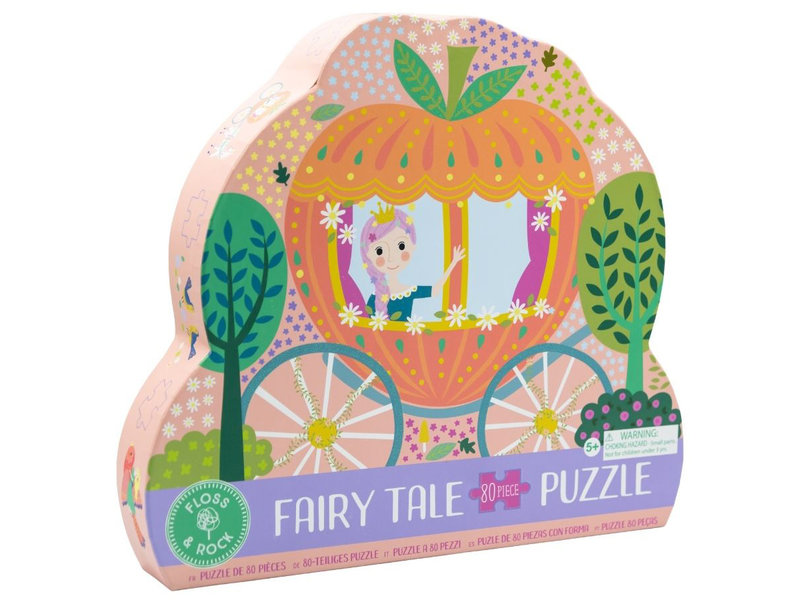 Floss & Rock Puzzle, Fairytale - 80 pieces - approx. 52 x 36 cm