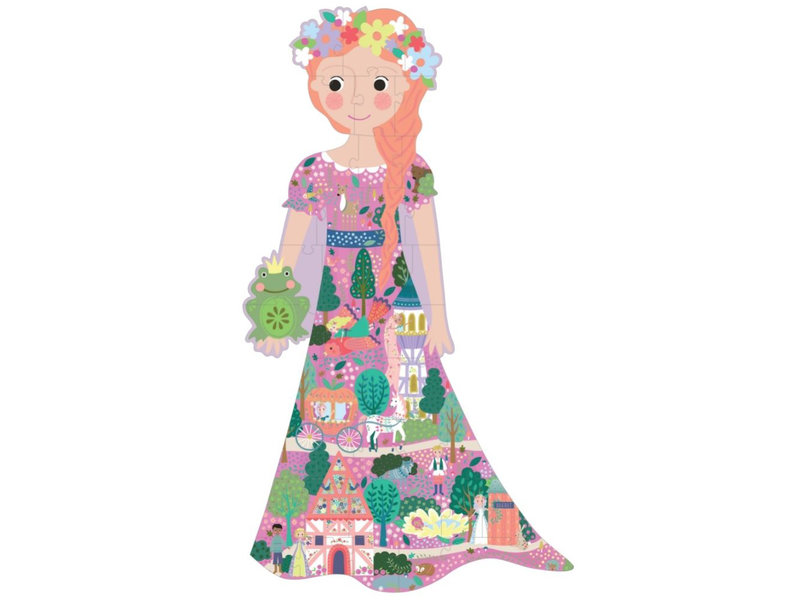Floss & Rock Puzzle, Fairytale - 40 pieces - approx. 34 x 61 cm