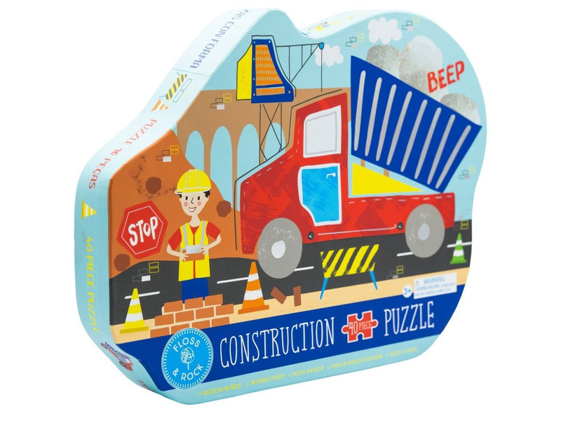 Floss & Rock Puzzle Construction - 40 pieces - approx. 64 x 44 cm