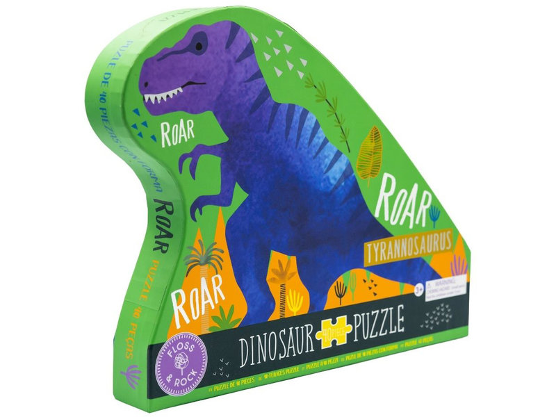 Floss & Rock Puzzle Dino - 40 pièces - 69 x 53 cm