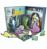 Floss & Rock Playbox, Zauberer - 2 in 1 - 21,5 x 21,5 x 4,5 cm