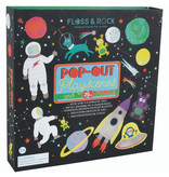 Floss & Rock Playbox , Space - 2 en 1 - 21,5 x 21,5 x 4,5 cm