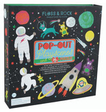 Floss & Rock Playbox , Space - 2 in 1 - 21,5 x 21,5 x 4,5 cm