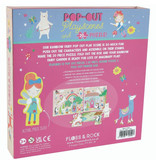 Floss & Rock Playbox, Rainbow Fairy - 2 en 1 - 21,5 x 21,5 x 4,5 cm