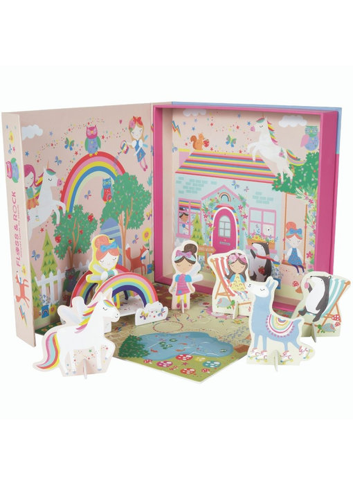 Floss & Rock Playbox Rainbow Fairy - 2 in 1