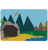 Floss & Rock Magnetic Puzzle Box Dino - 22 x 30 cm