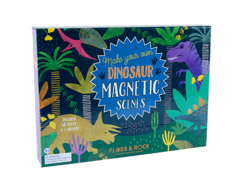 Floss & Rock Magnetic Puzzle Box Dino - 22 x 30 cm