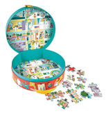 Floss & Rock 3-in-1-Puzzle, Krankenhaus - 100 Teile - ca. 46 x 43 cm