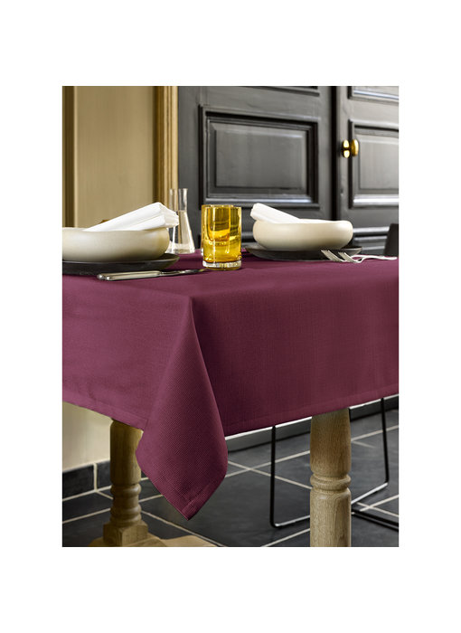 De Witte Lietaer Nappe Ronde Gibson Bordeaux Ø 170 cm Polyester