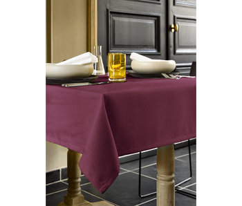 De Witte Lietaer Nappe Gibson Bordeaux 145 x 360 cm Polyester