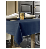 De Witte Lietaer Tablecloth, Gibson Dark Blue - 145 x 360 cm - 100% Polyester
