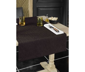 De Witte Lietaer Tischdecke rund Gibson Chocolate Ø 210 cm Polyester