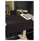 De Witte Lietaer Tablecloth, Gibson Chocolate - 145 x 310 cm - 100% Polyester