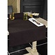 Nappe Gibson Chocolat 145 x 220 cm Polyester